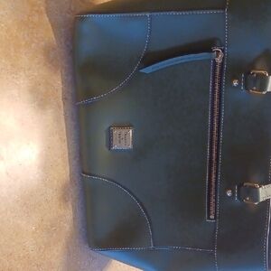 Dooney & Bourke Green Leather Shoulder Bag